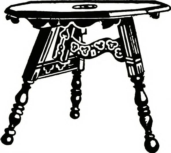 An illustration from The book of decorative furniture, its form, colour, & history, 1911, leaf 239