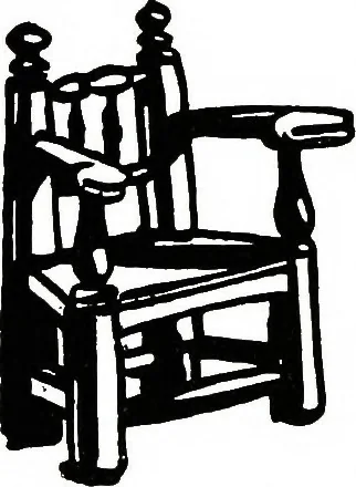 An illustration from The book of decorative furniture, its form, colour, & history, 1911, leaf 241