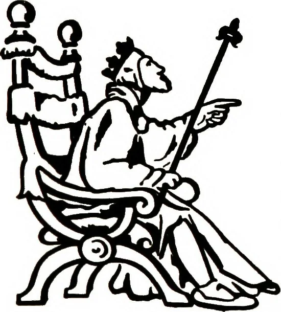 An illustration from The book of decorative furniture, its form, colour, & history, 1911, leaf 246