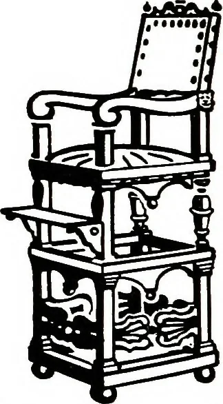 An illustration from The book of decorative furniture, its form, colour, & history, 1911, leaf 247