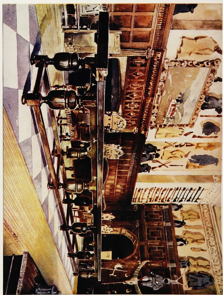 An illustration from The book of decorative furniture, its form, colour, & history, 1911, leaf 277