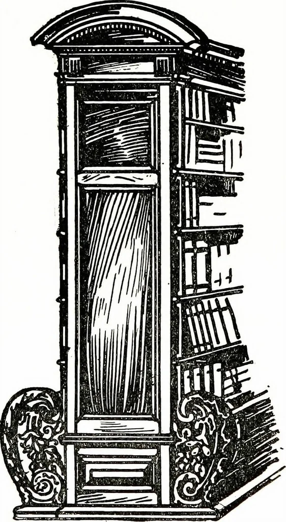 An illustration from The book of decorative furniture, its form, colour, & history, 1911, leaf 282