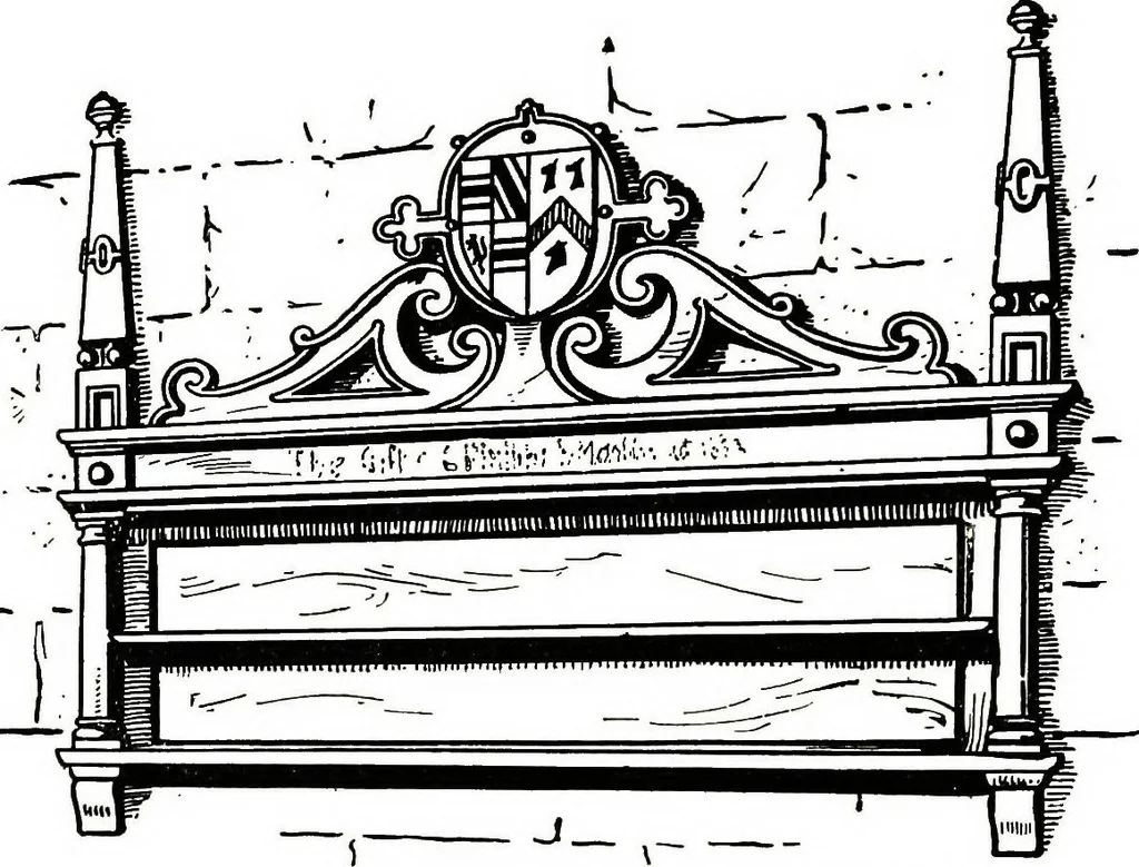 An illustration from The book of decorative furniture, its form, colour, & history, 1911, leaf 284