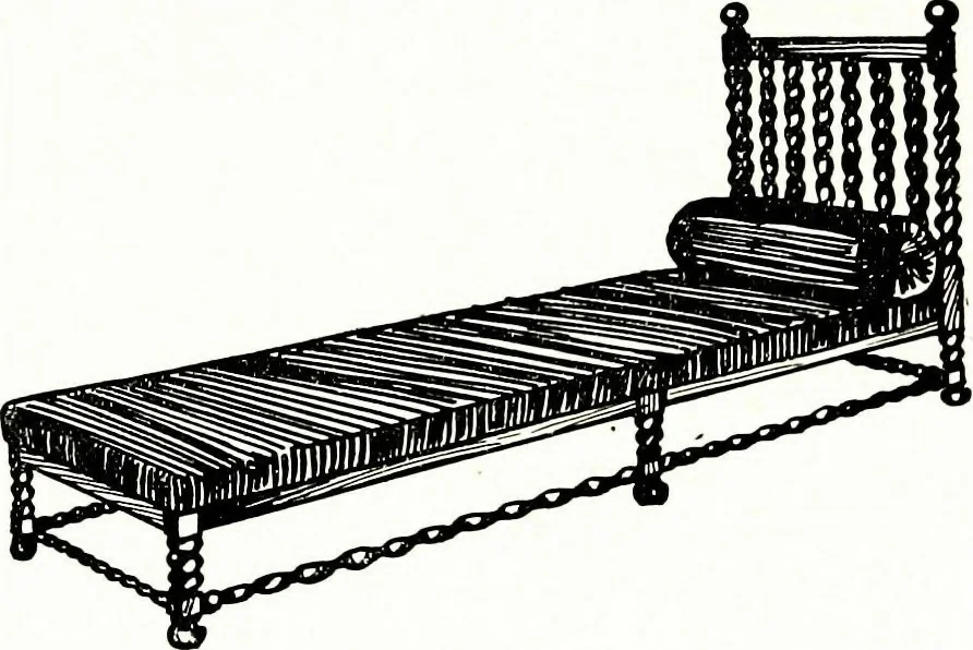 An illustration from The book of decorative furniture, its form, colour, & history, 1911, leaf 295