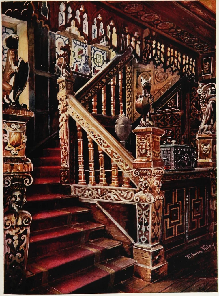 An illustration from The book of decorative furniture, its form, colour, & history, 1911, leaf 301
