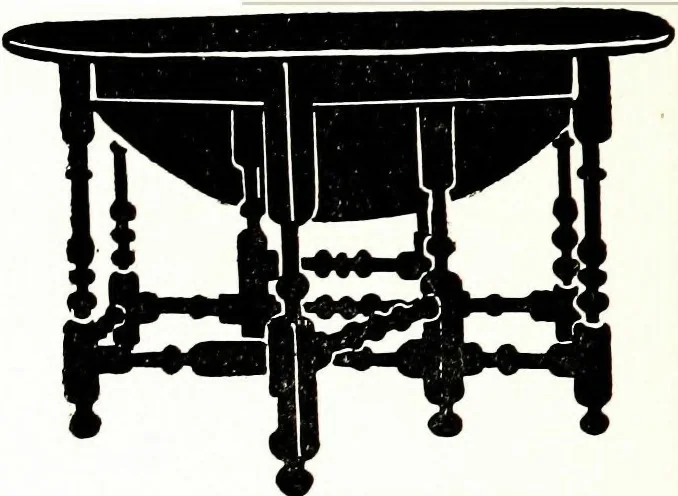 An illustration from The book of decorative furniture, its form, colour, & history, 1911, leaf 304