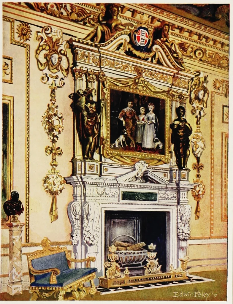An illustration from The book of decorative furniture, its form, colour, & history, 1911, leaf 319