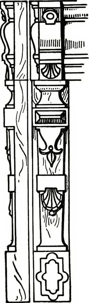 An illustration from The book of decorative furniture, its form, colour, & history, 1911, leaf 321