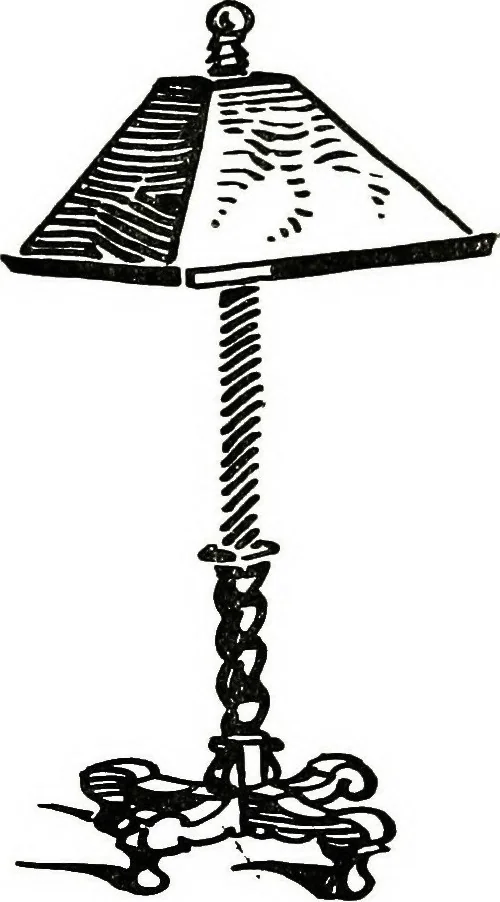 An illustration from The book of decorative furniture, its form, colour, & history, 1911, leaf 323