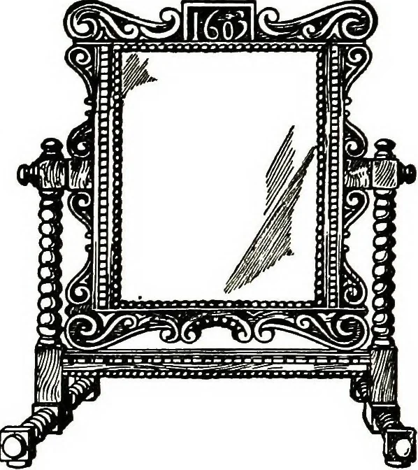 An illustration from The book of decorative furniture, its form, colour, & history, 1911, leaf 324