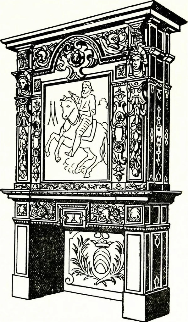 An illustration from The book of decorative furniture, its form, colour, & history, 1911, leaf 325