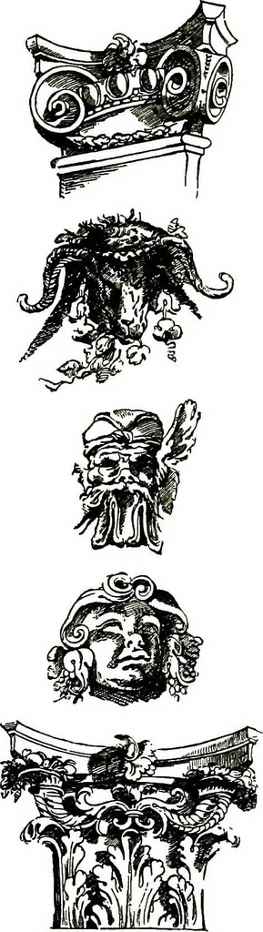 An illustration from The book of decorative furniture, its form, colour, & history, 1911, leaf 387