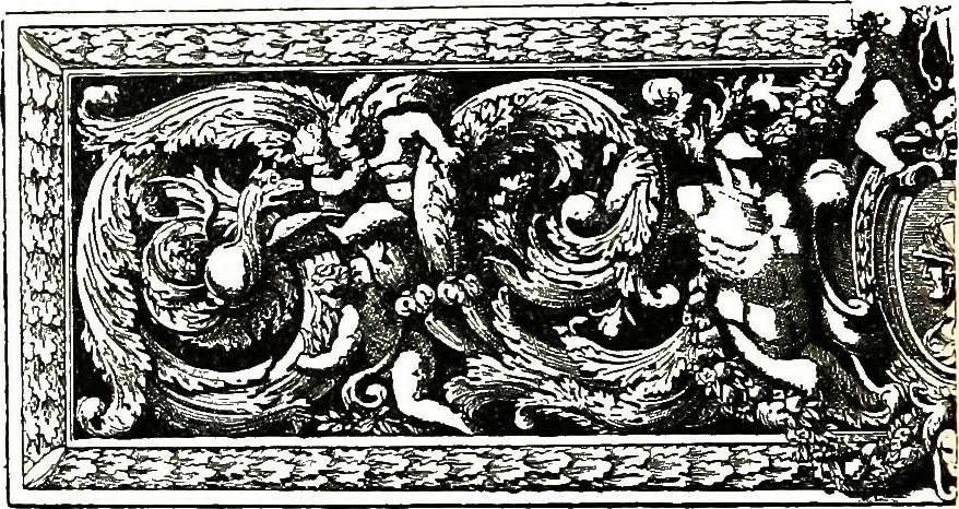 An illustration from The book of decorative furniture, its form, colour, & history, 1911, leaf 416