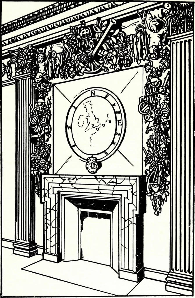 An illustration from The book of decorative furniture, its form, colour, & history, 1911, leaf 489