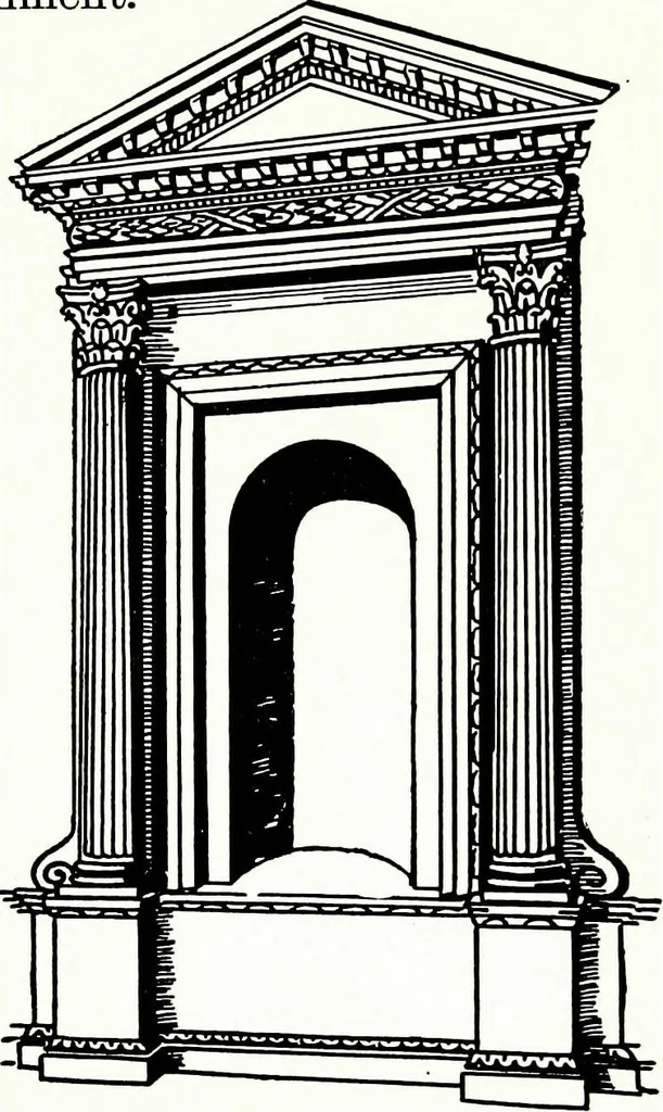 An illustration from The book of decorative furniture, its form, colour, & history, 1911, leaf 495