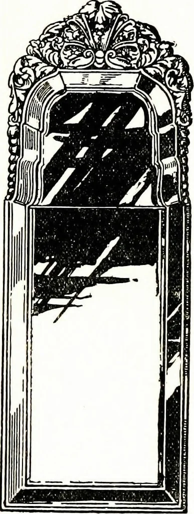 An illustration from The book of decorative furniture, its form, colour, & history, 1911, leaf 550
