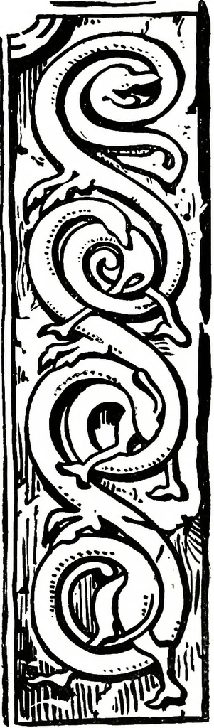 An illustration from The book of decorative furniture, its form, colour, & history, 1911, leaf 56
