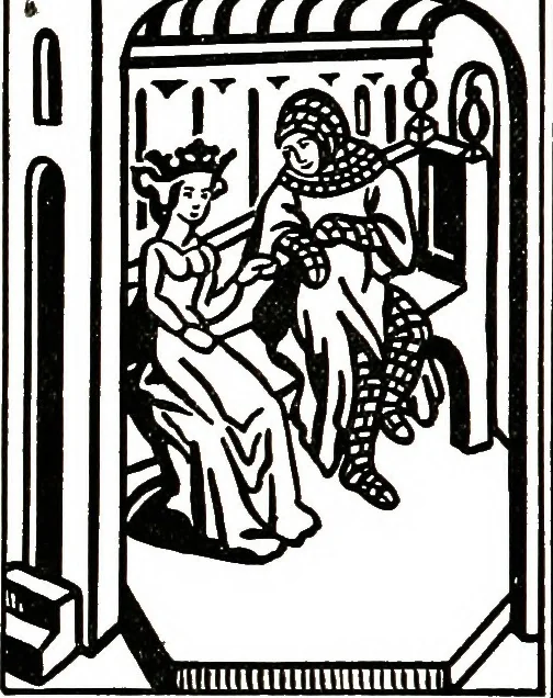 An illustration from The book of decorative furniture, its form, colour, & history, 1911, leaf 63