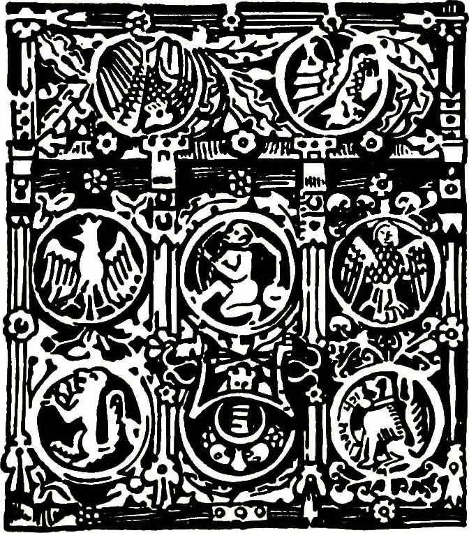 An illustration from The book of decorative furniture, its form, colour, & history, 1911, leaf 74