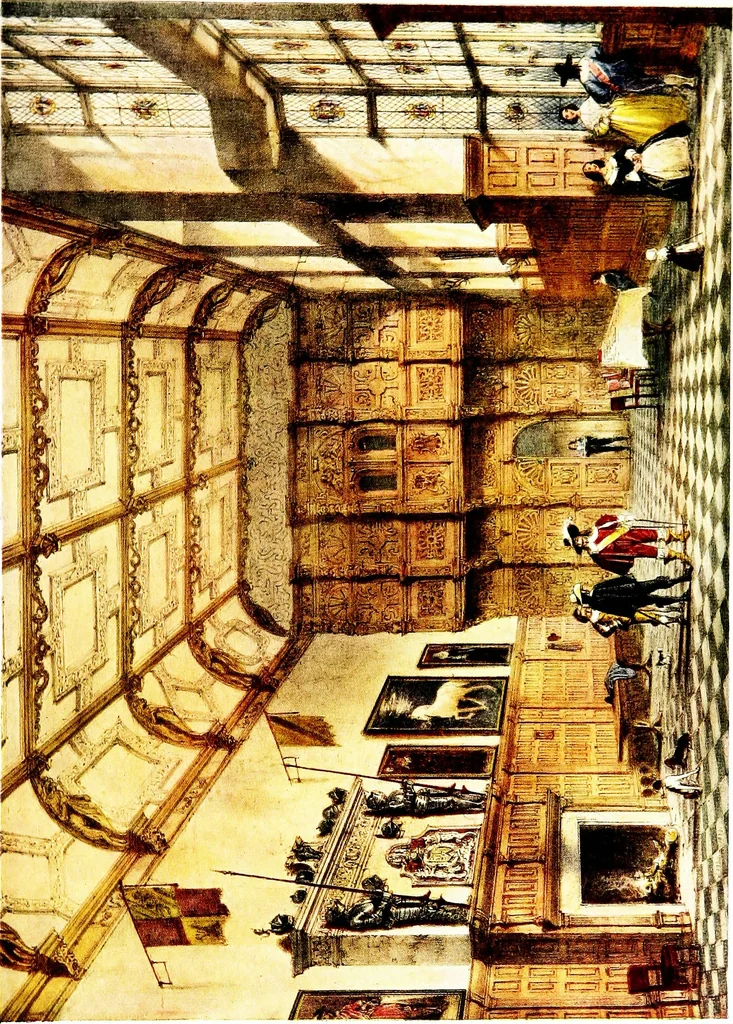 An illustration from The book of decorative furniture, its form, colour, & history, 1911, leaf 8