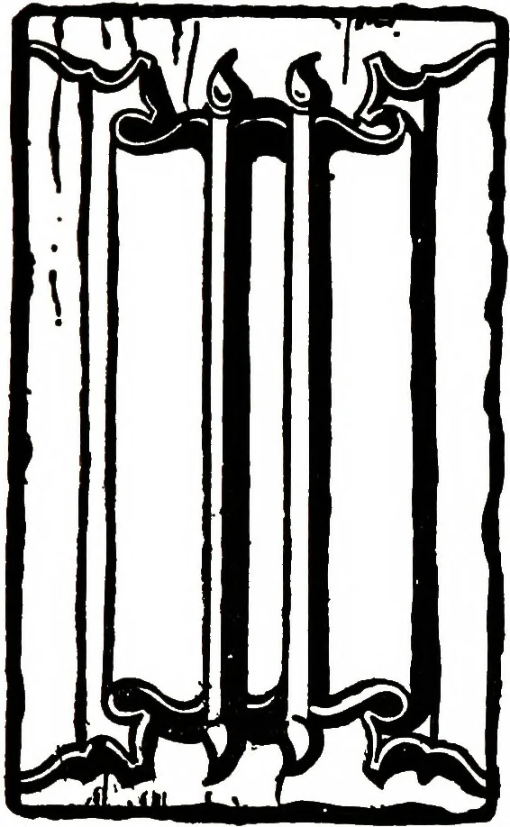An illustration from The book of decorative furniture, its form, colour, & history, 1911, leaf 86