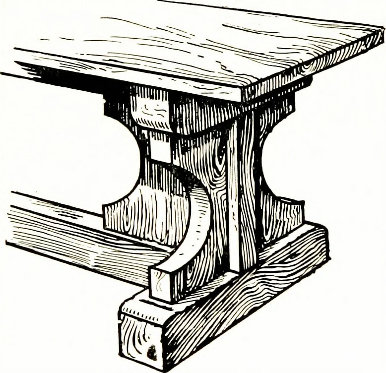 An illustration from The book of decorative furniture, its form, colour, & history, 1911, leaf 91