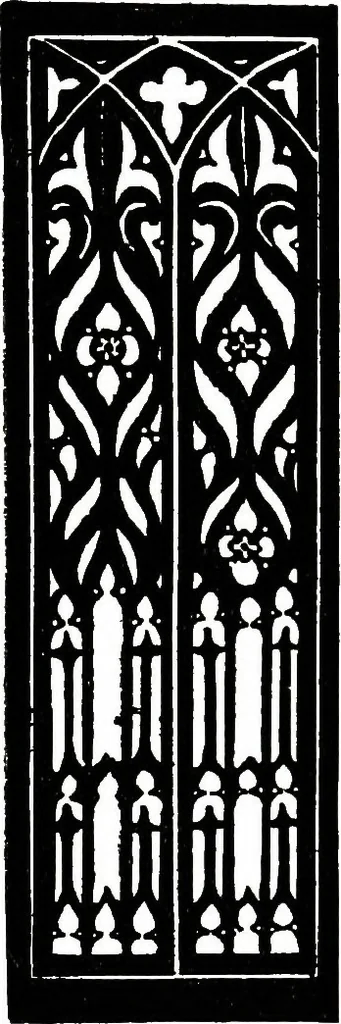 An illustration from The book of decorative furniture, its form, colour, & history, 1911, leaf 96