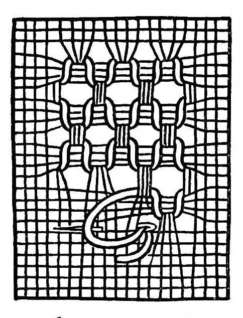 An illustration from Samplers and stitches; a handbook of the embroiderer's art, 1921, leaf 169