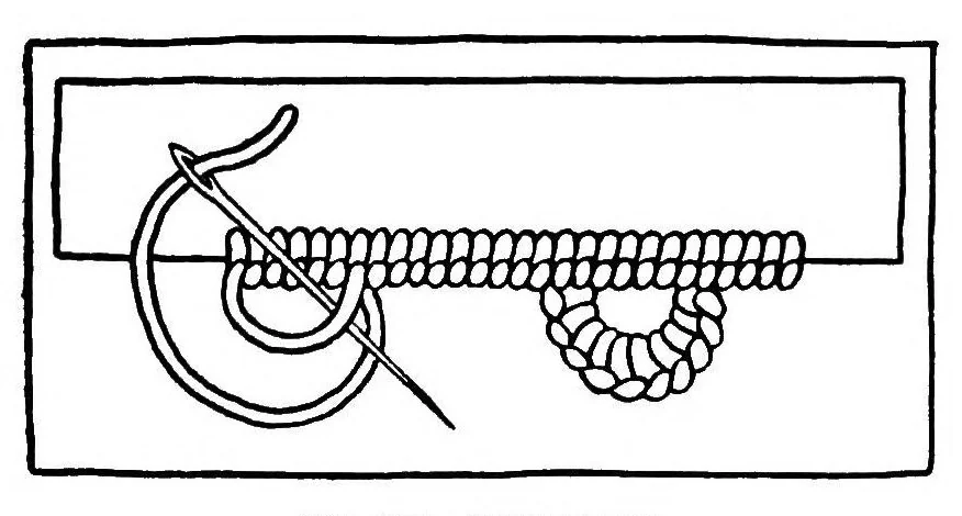 An illustration from Samplers and stitches; a handbook of the embroiderer's art, 1921, leaf 202