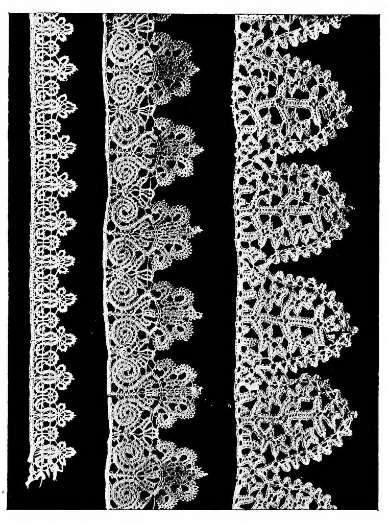 An illustration from Devon pillow lace: its history and how to make it, 1908, leaf 22
