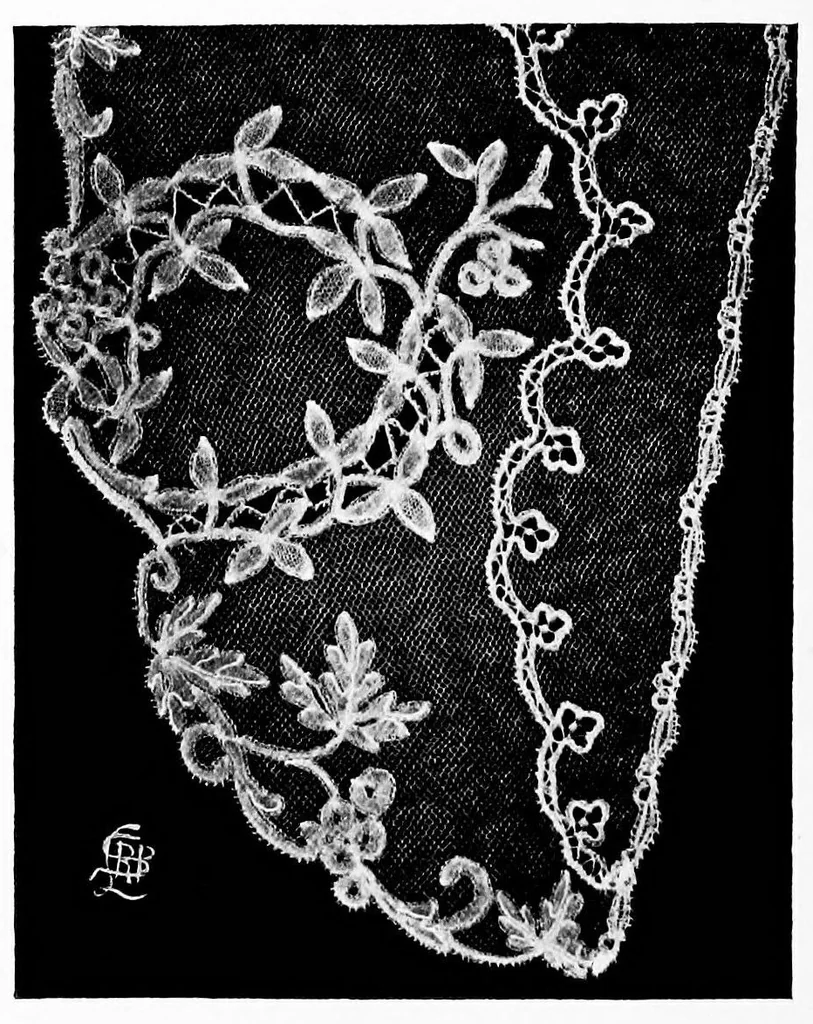 An illustration from Devon pillow lace: its history and how to make it, 1908, leaf 89