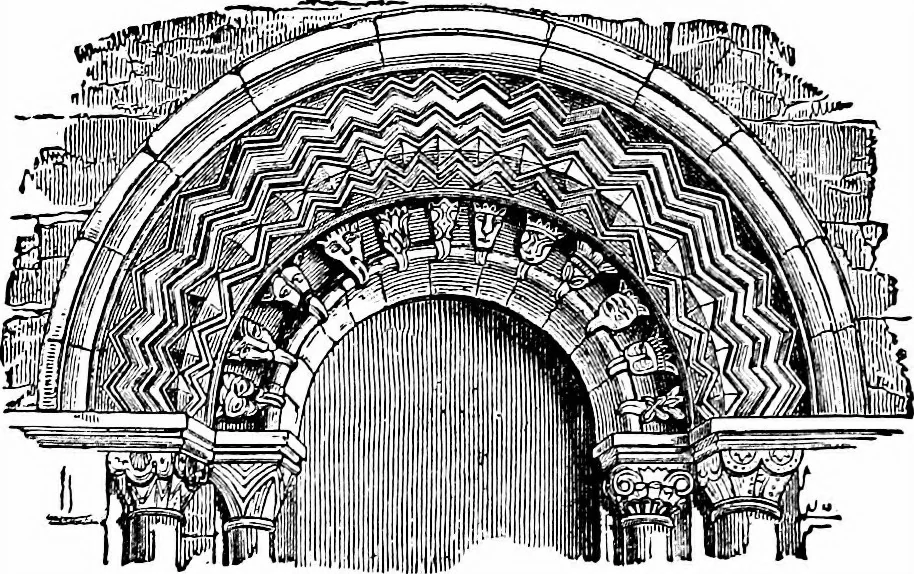 An illustration from A short history of art, 1913, leaf 197