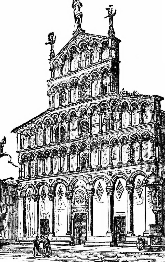 An illustration from A short history of art, 1913, leaf 202