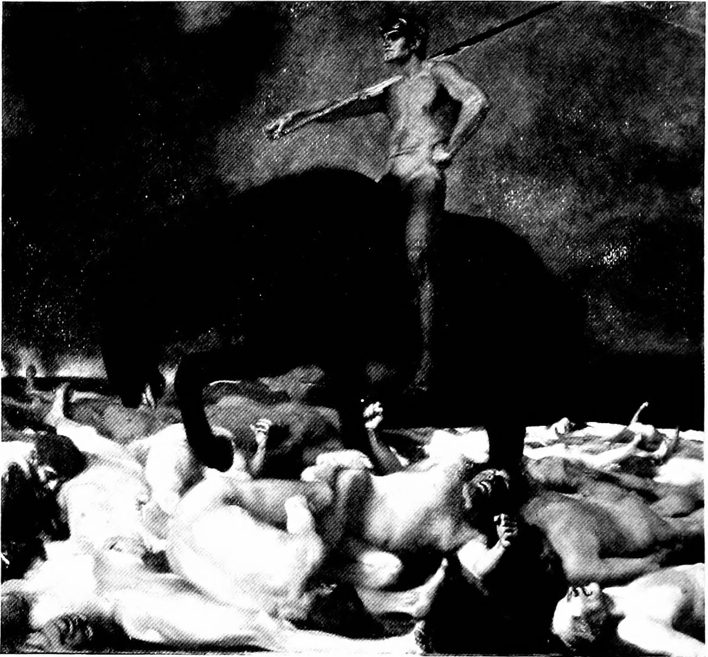 An illustration from A short history of art, 1913, leaf 731