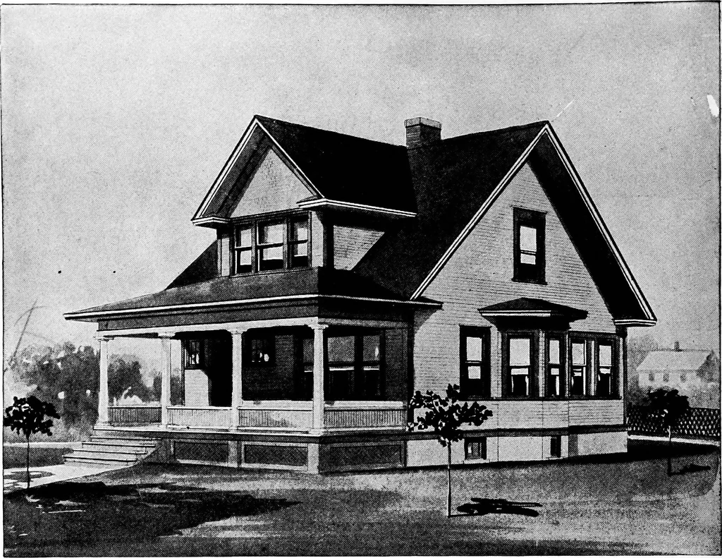 An illustration from Radford's artistic homes; 250 designs ..., 1908, leaf 101