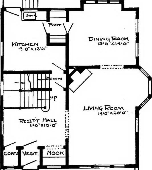 An illustration from Radford's artistic homes; 250 designs ..., 1908, leaf 101