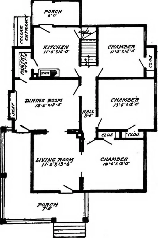 An illustration from Radford's artistic homes; 250 designs ..., 1908, leaf 102