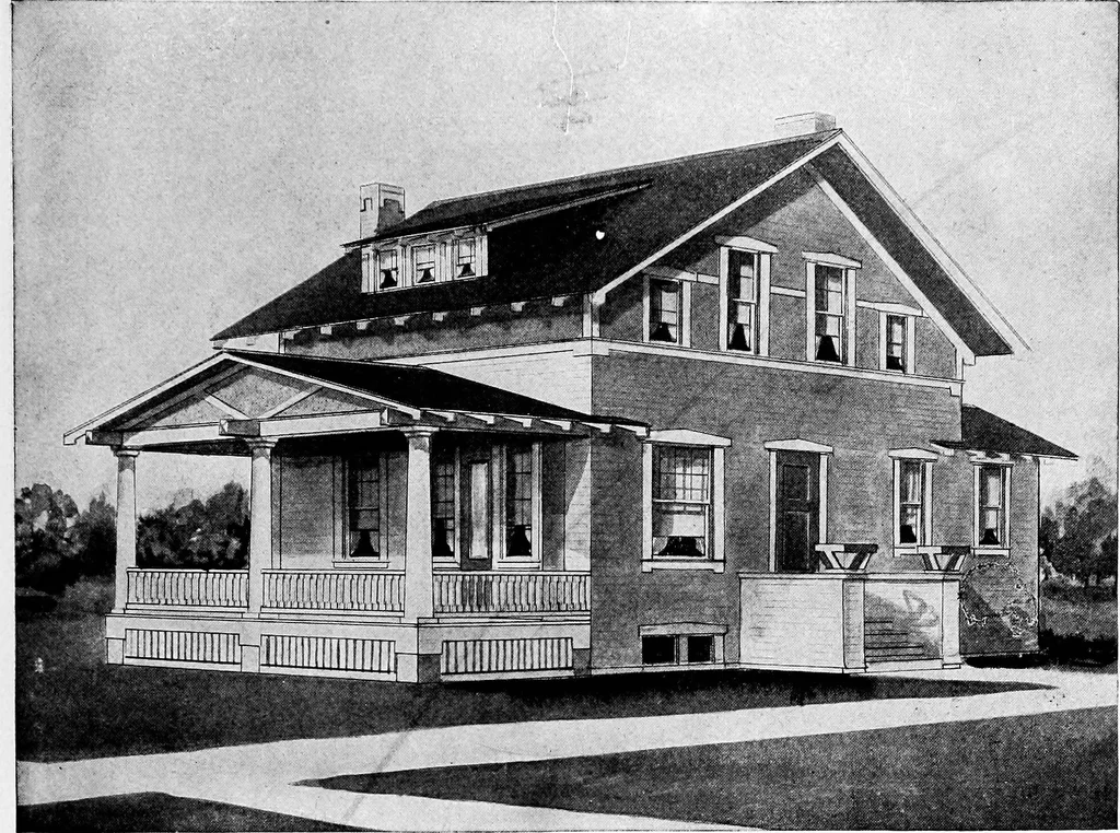 An illustration from Radford's artistic homes; 250 designs ..., 1908, leaf 106