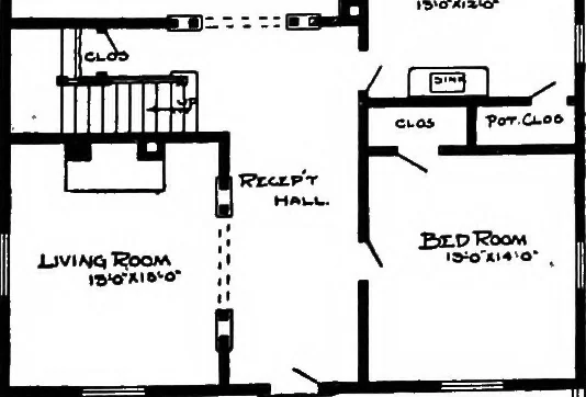 An illustration from Radford's artistic homes; 250 designs ..., 1908, leaf 108