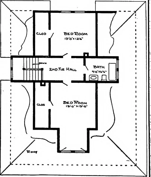 An illustration from Radford's artistic homes; 250 designs ..., 1908, leaf 108