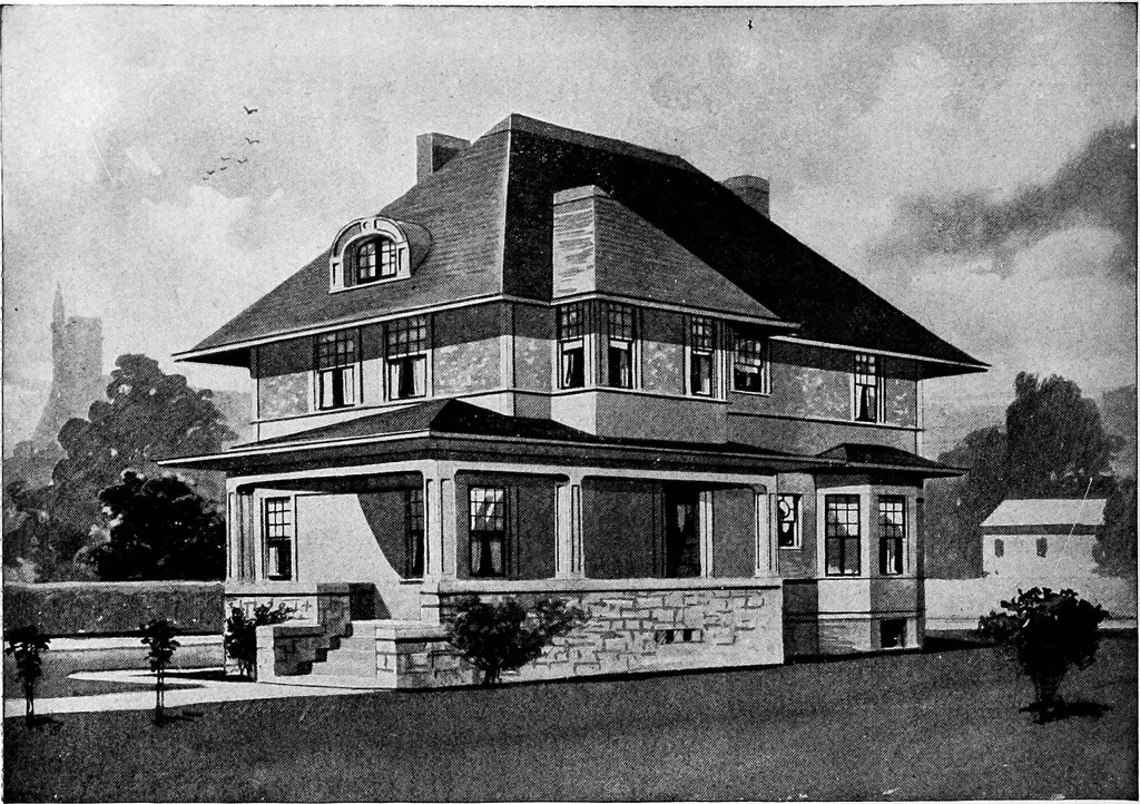 An illustration from Radford's artistic homes; 250 designs ..., 1908, leaf 109