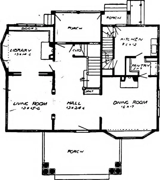 An illustration from Radford's artistic homes; 250 designs ..., 1908, leaf 110