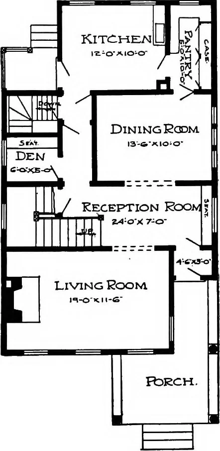 An illustration from Radford's artistic homes; 250 designs ..., 1908, leaf 113