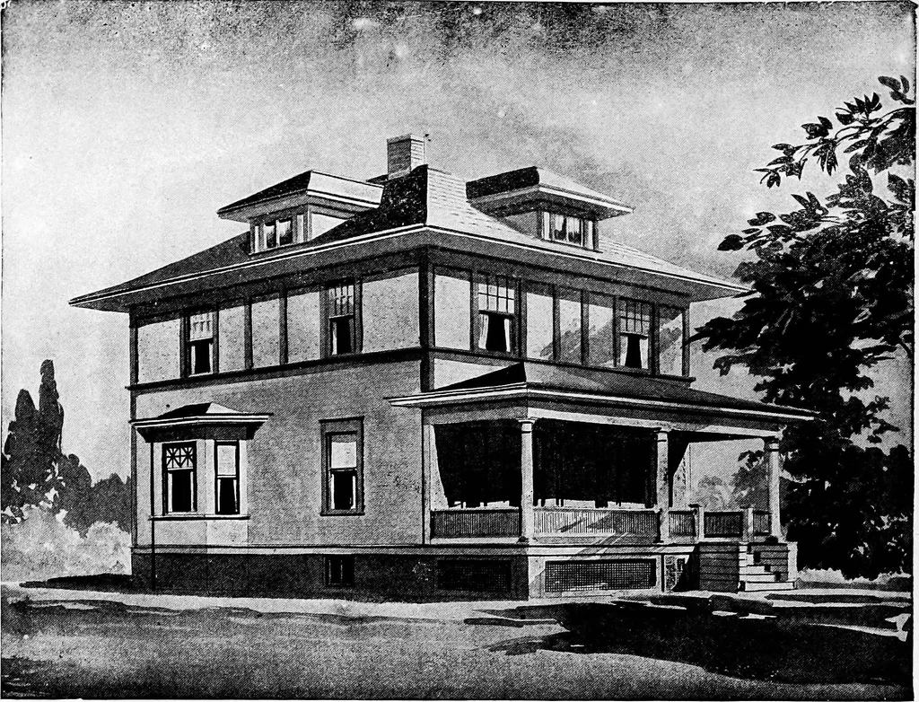 An illustration from Radford's artistic homes; 250 designs ..., 1908, leaf 117