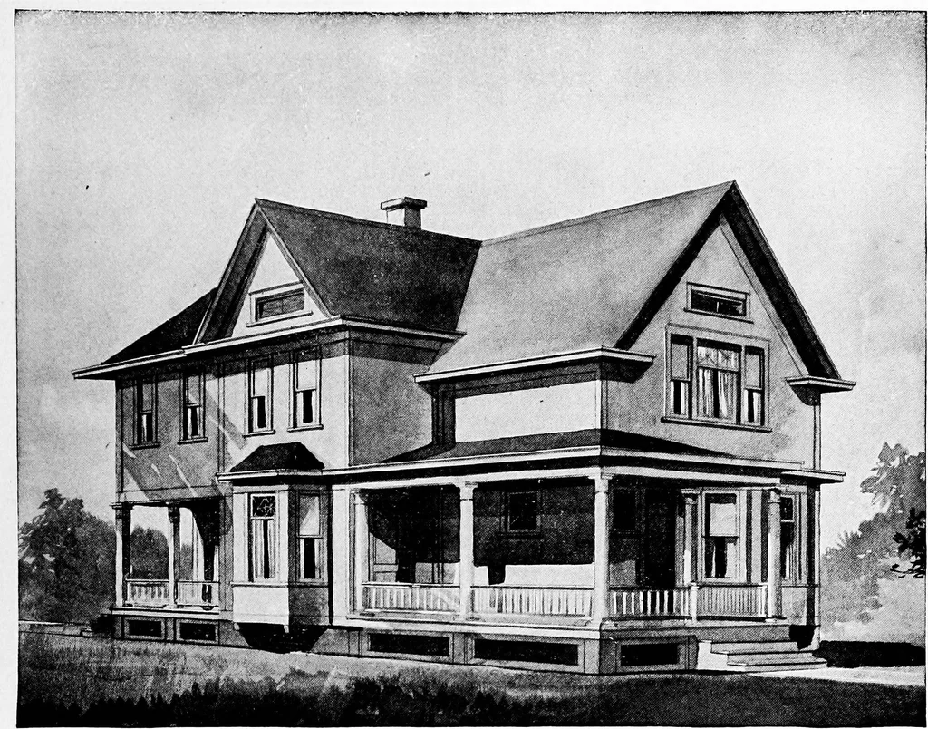 An illustration from Radford's artistic homes; 250 designs ..., 1908, leaf 118