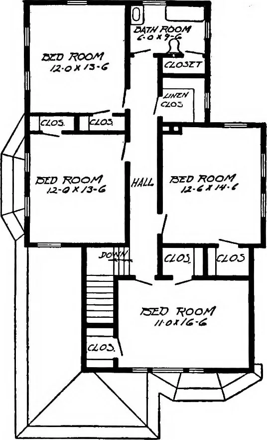 An illustration from Radford's artistic homes; 250 designs ..., 1908, leaf 118