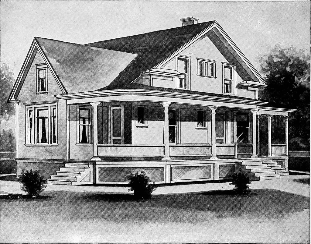 An illustration from Radford's artistic homes; 250 designs ..., 1908, leaf 119