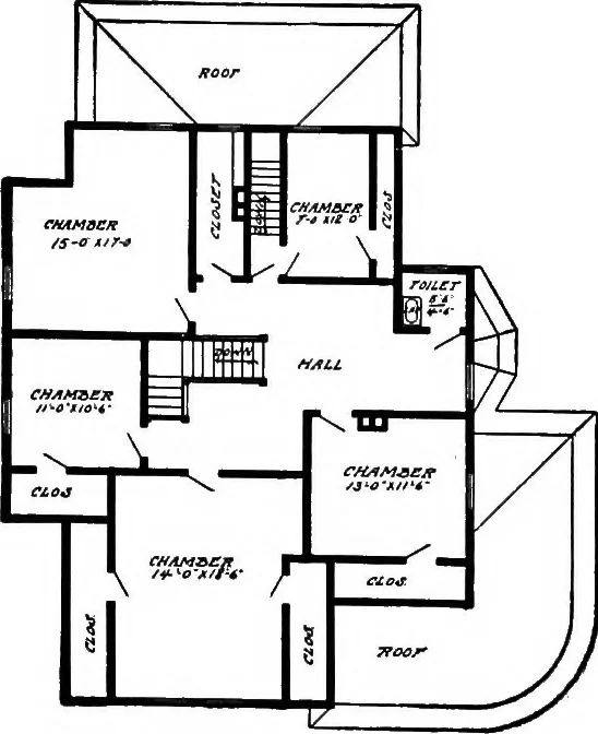 An illustration from Radford's artistic homes; 250 designs ..., 1908, leaf 120