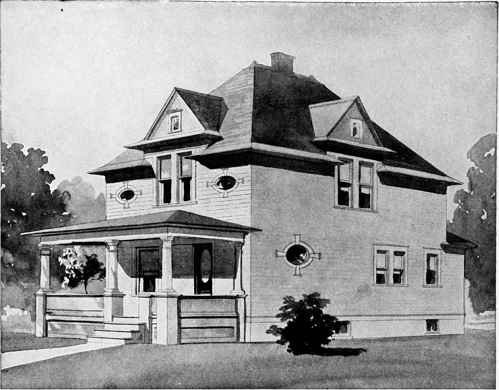 An illustration from Radford's artistic homes; 250 designs ..., 1908, leaf 123