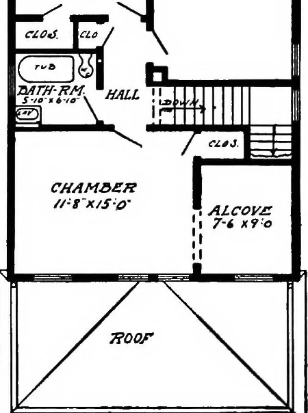An illustration from Radford's artistic homes; 250 designs ..., 1908, leaf 123